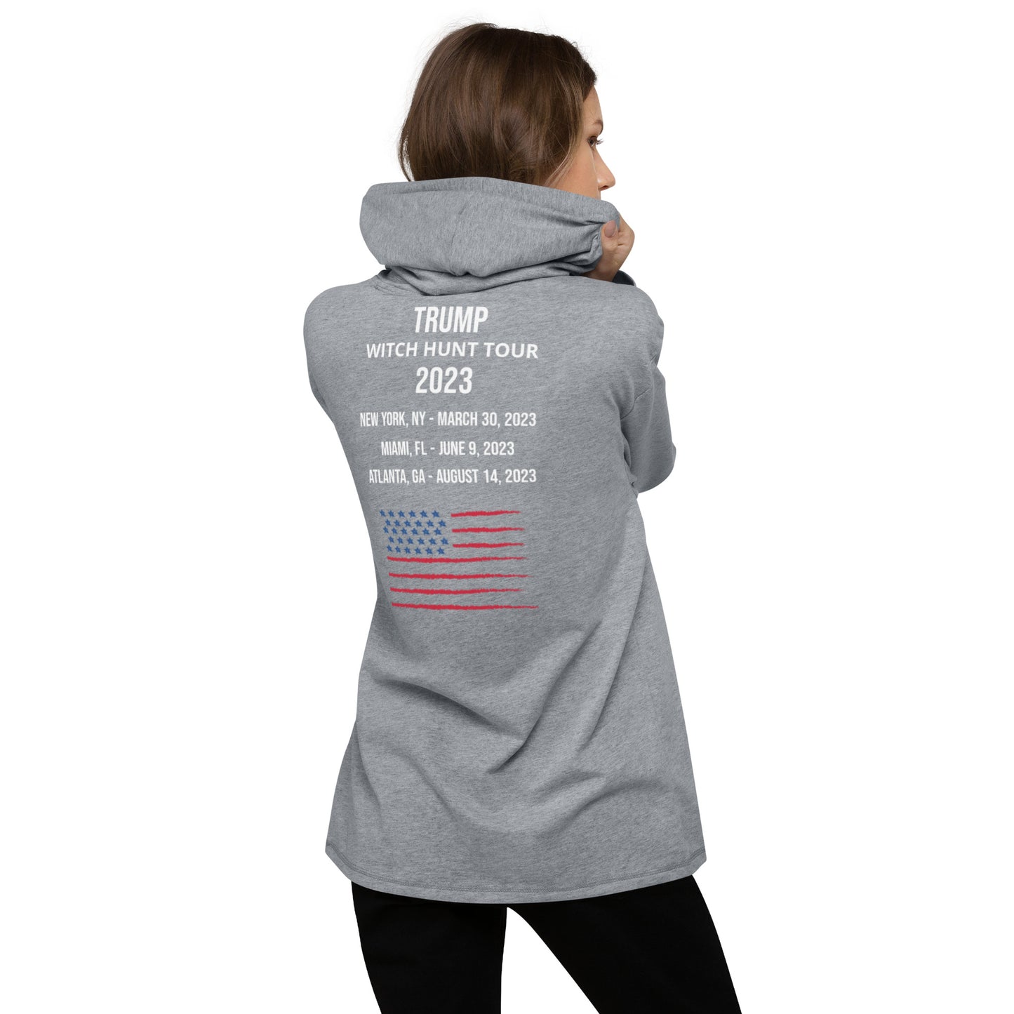 Trump Witch Hunt - 2023 Unisex Lightweight Hoodie