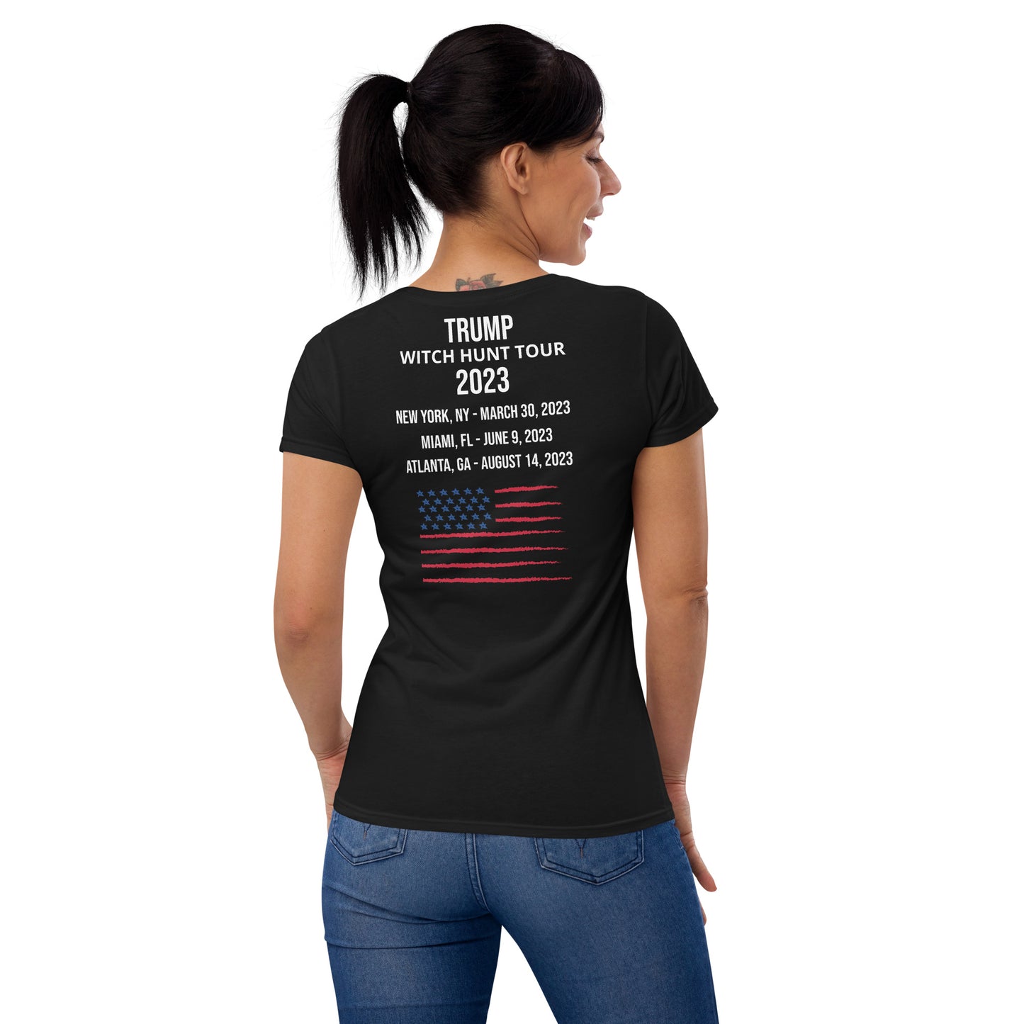 Trump Witch Hunt Tour 2023 - Women's Short Sleeve T-Shirt