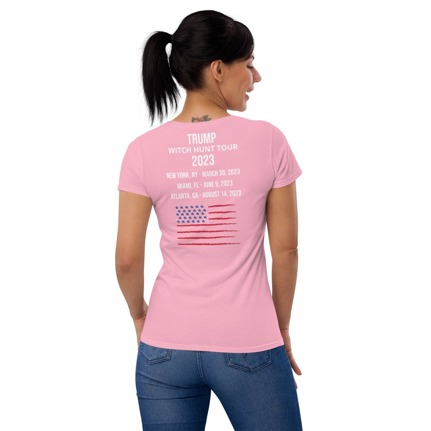 Trump Witch Hunt Tour 2023 - Women's Short Sleeve T-Shirt