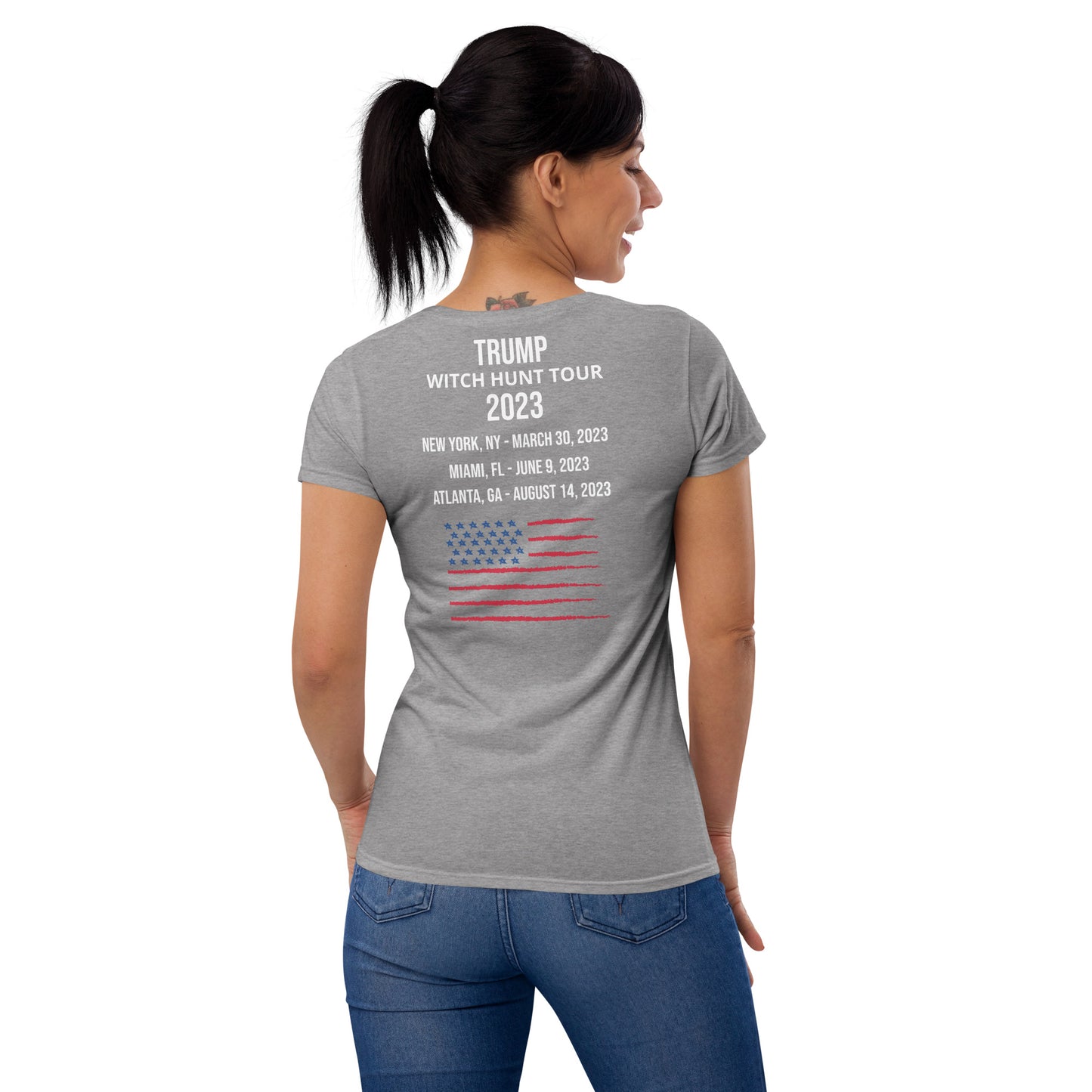 Trump Witch Hunt Tour 2023 - Women's Short Sleeve T-Shirt