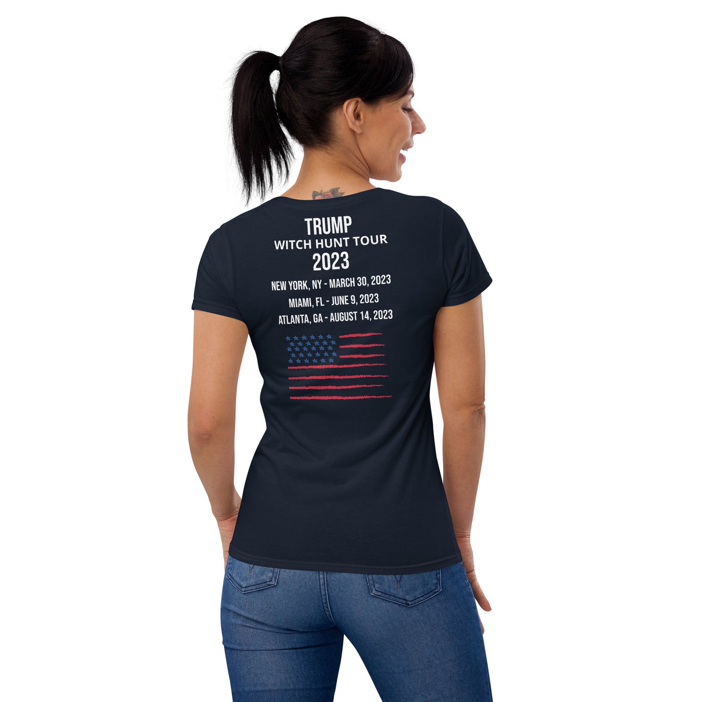 Trump Witch Hunt Tour 2023 - Women's Short Sleeve T-Shirt